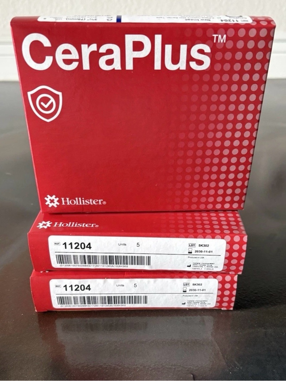 Hollister CeraPlus 11204 BUNDLE OF 15 Ostomy Skin Barriers 2 3/4” Exp. 2030